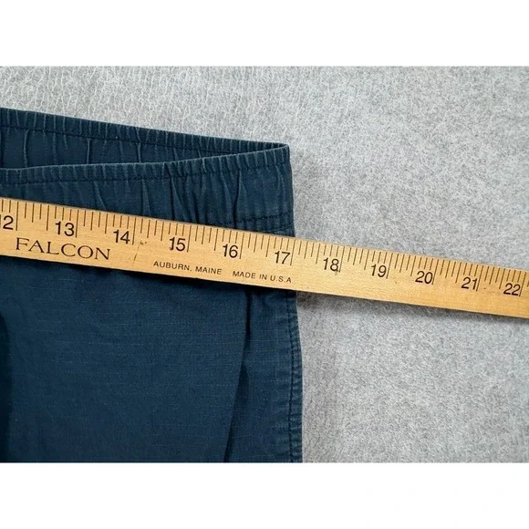 Vuori Ripstop Climbing Hiking Organic Cotton Pants (Men's Large) Blue